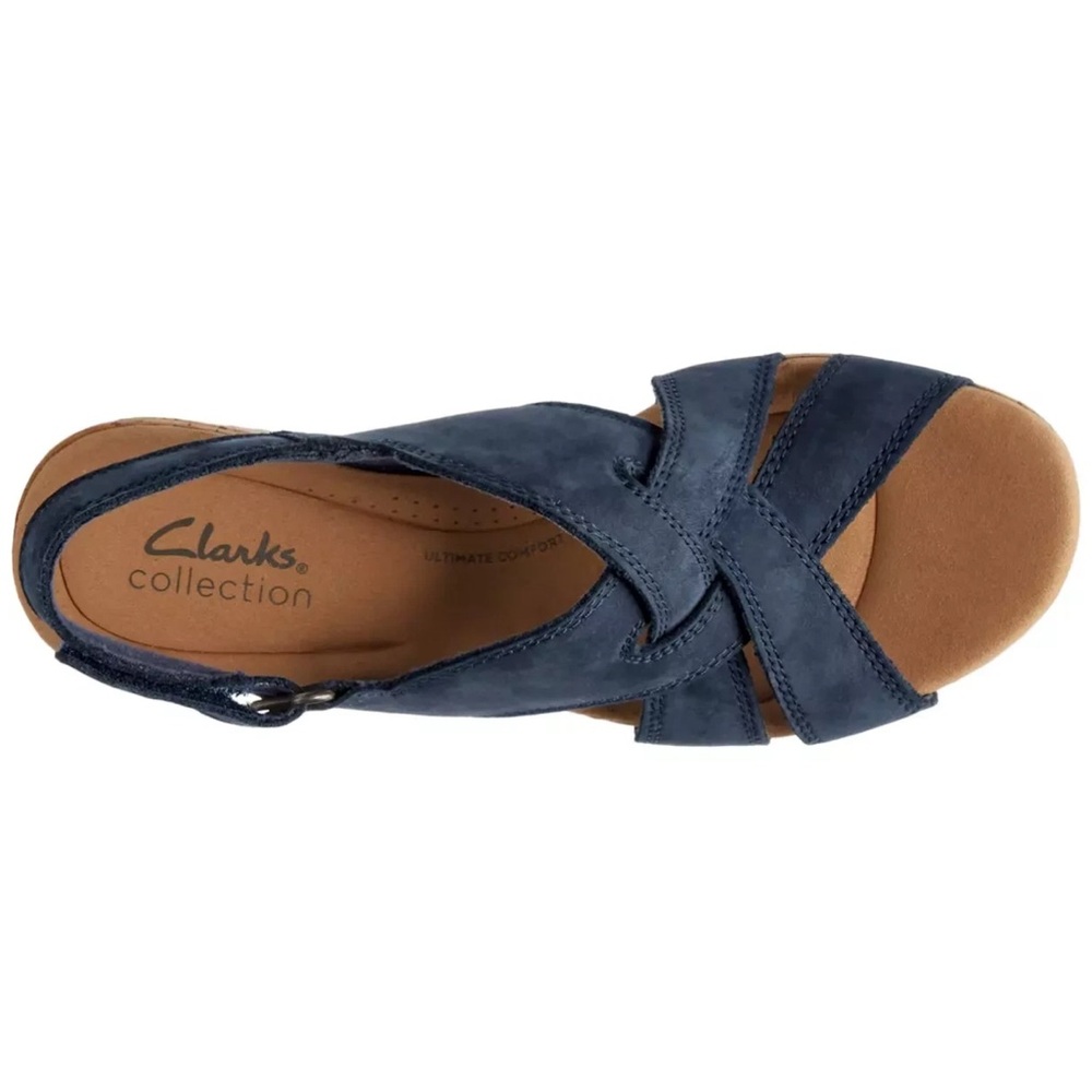 Clarks Giselle Flora Wedge Sandals - Picture 5 of 7